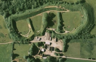  La vista de nuestros terrenos desde arriba